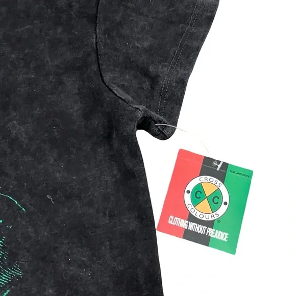 Cross Colours x Snoop Dogg Graphic Tee Black Kids XS NWT - Picture 7 of 10